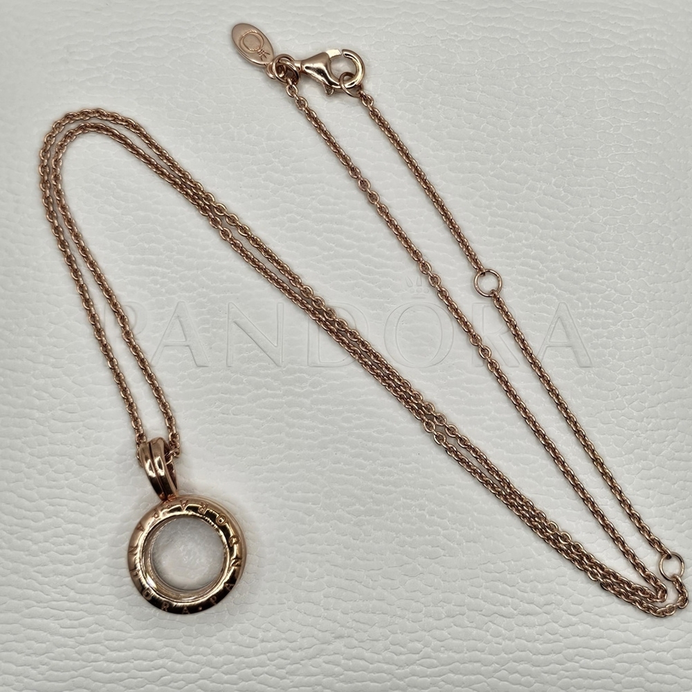 🎁Authentic Pandora ⭐️RETIRED⭐️ ROSE LOCKET NECKLACE